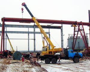 Установка козлового крана г/п 5т пролет 20м Ижевск